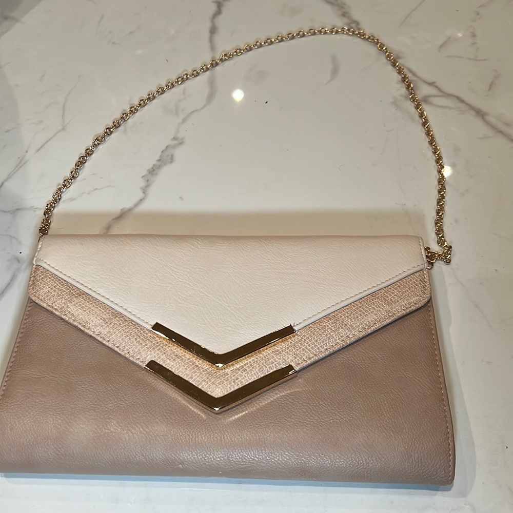 aldo gold purse